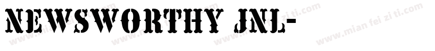 Newsworthy JNL字体转换